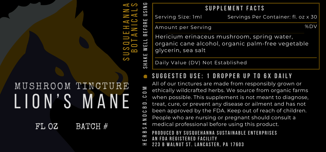Lion's Mane Tincture