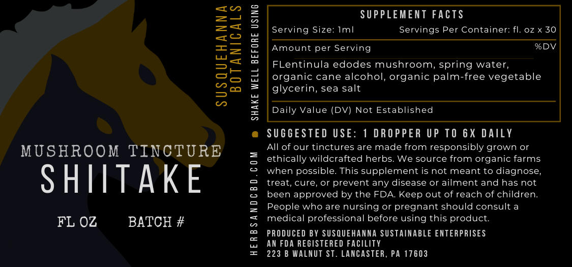 Shiitake Tincture