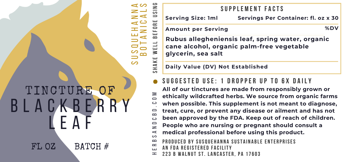 Blackberry Leaf Tincture