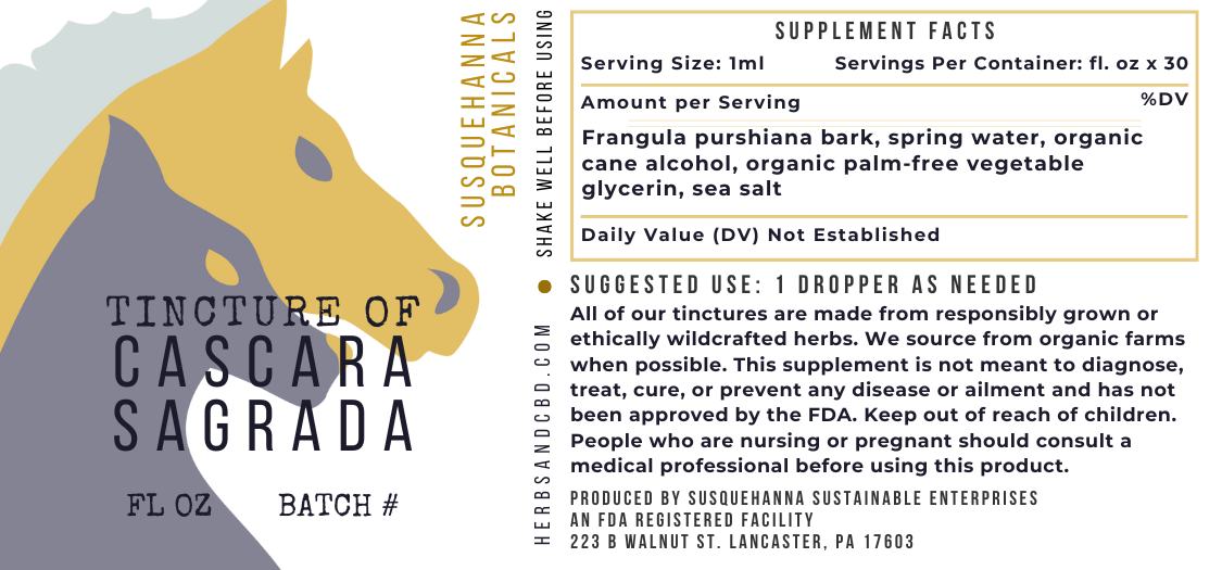 Cascara Sagrada Tincture