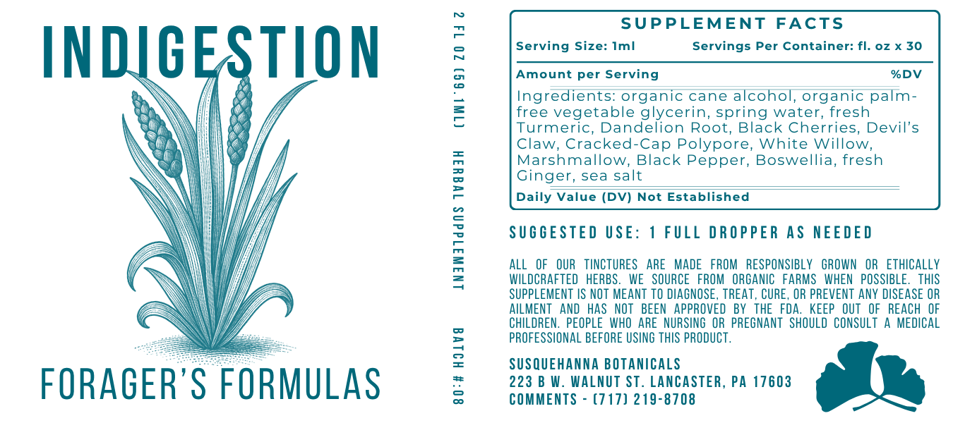 Indigestion Tincture - Forager's Formulas