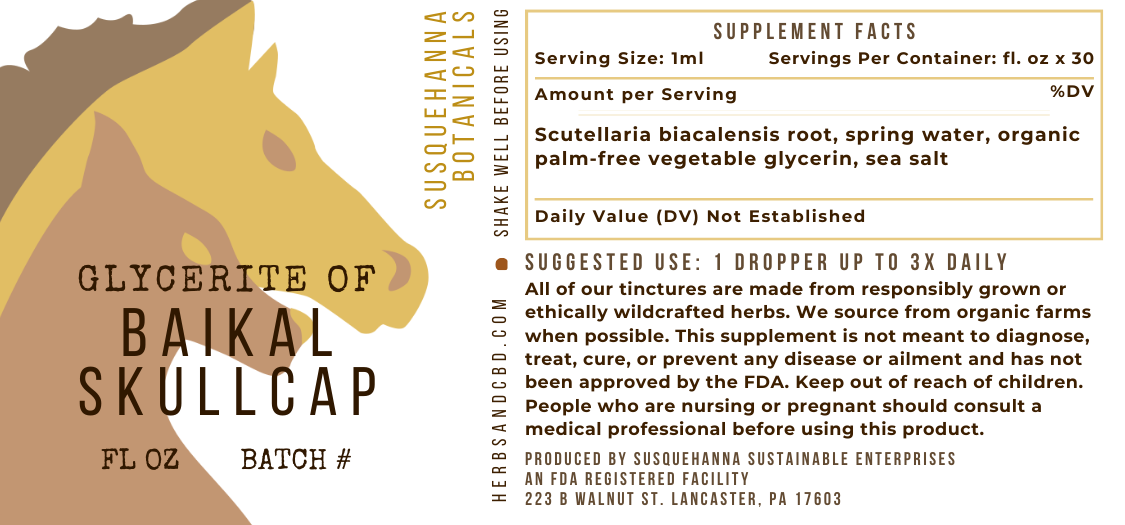 Baikal Skullcap Glycerite