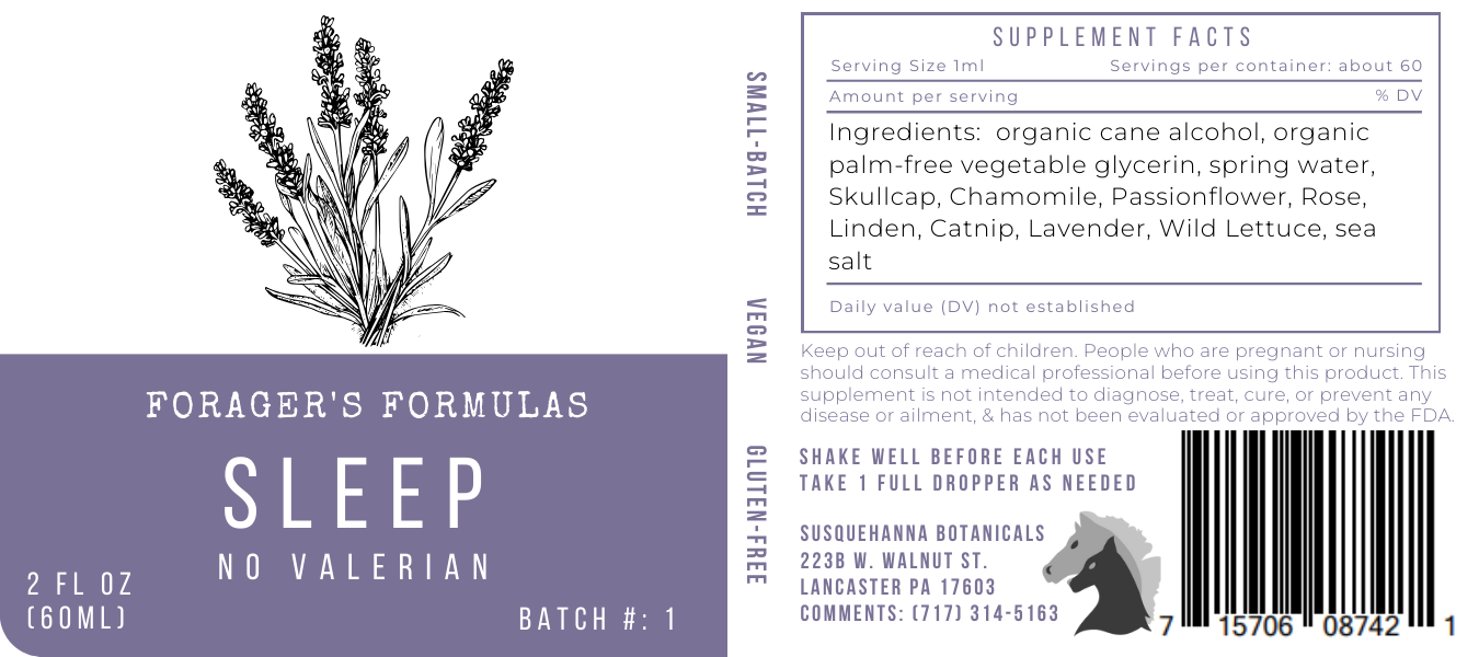 Sleep (No Valerian) Tincture - Forager's Formulas