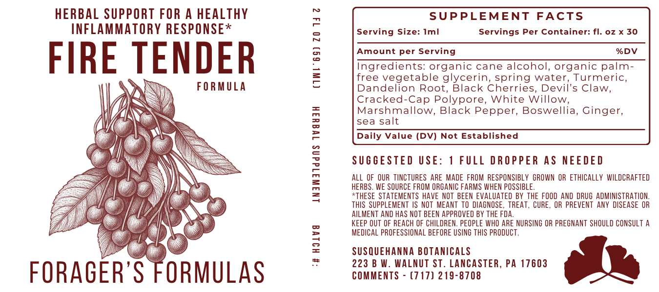 Fire Tender | Forager's Formulas | Herbal Tincture Blend