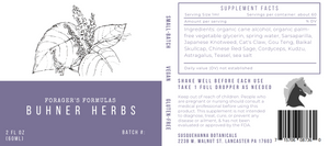 Buhner Herbs Tincture - Forager's Formulas