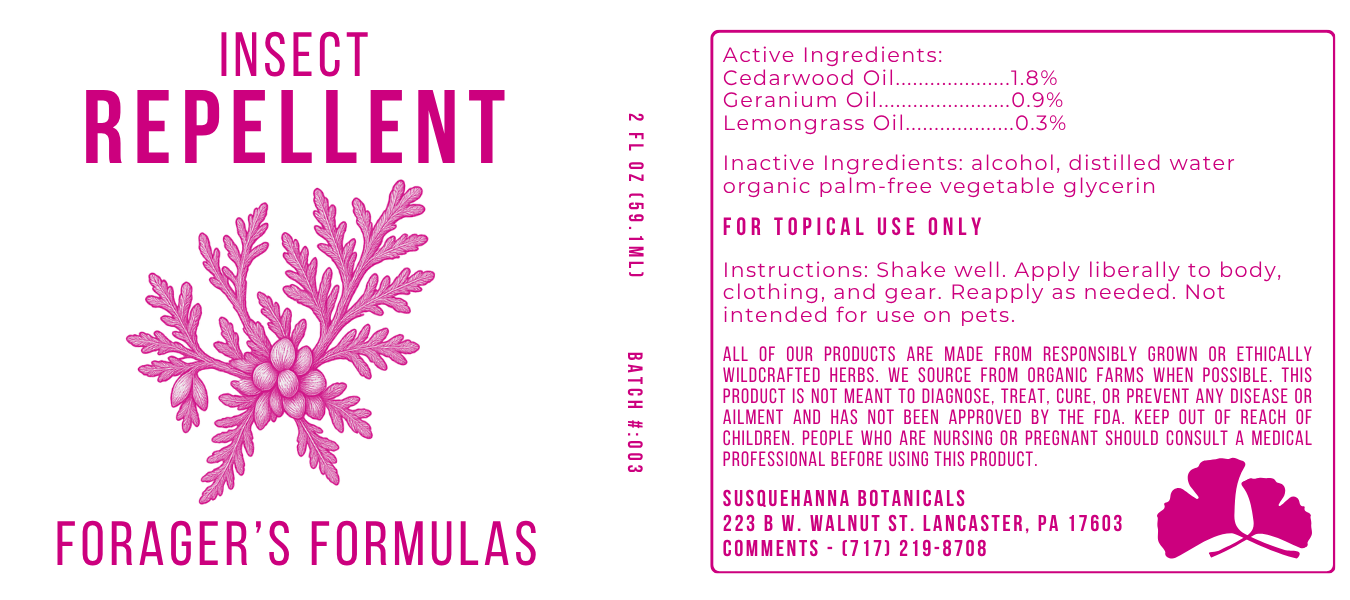 Insect Repellent- Forager's Formulas Body Care
