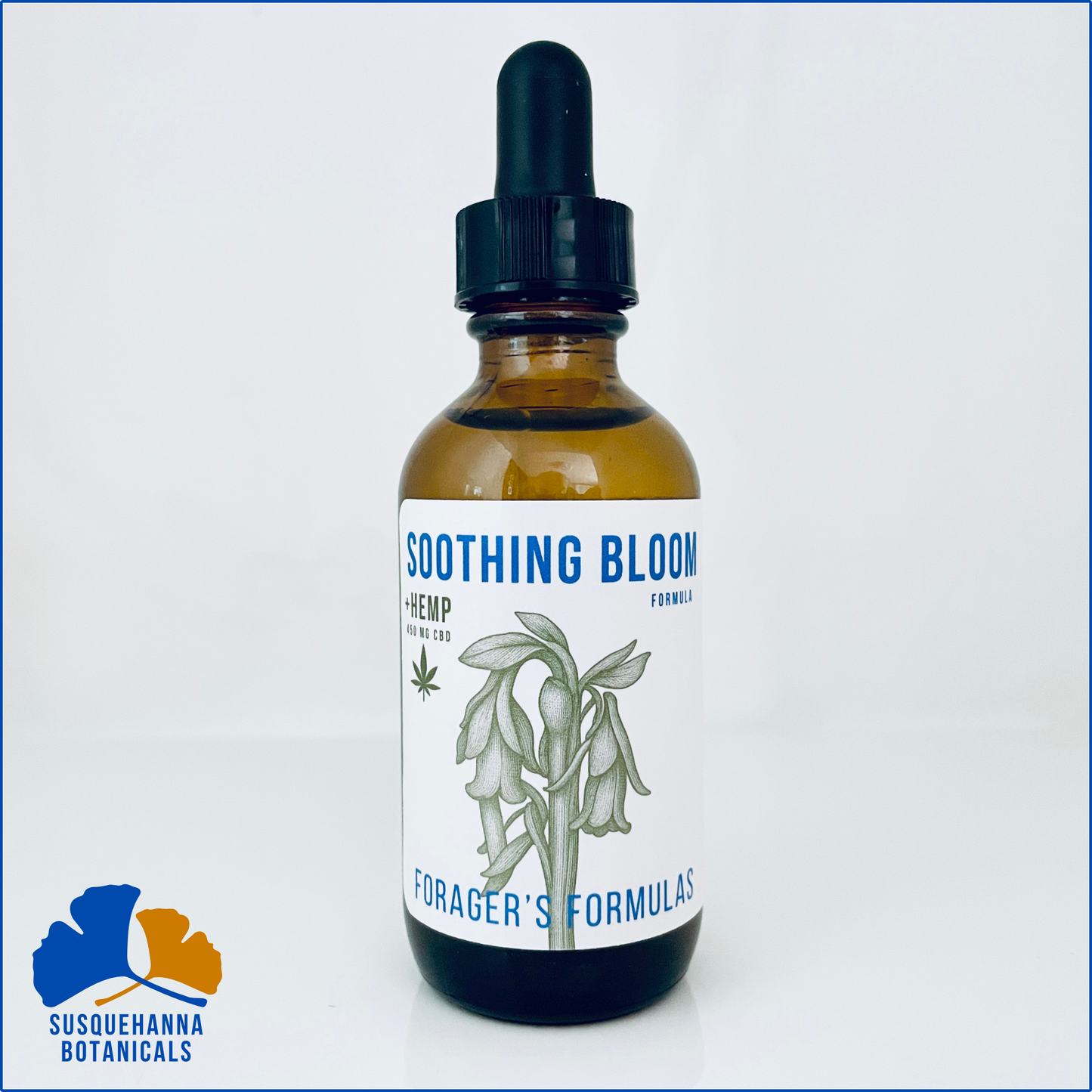 Soothing Bloom +Hemp | Forager's Formulas | CBD & Herbal Tincture Blend