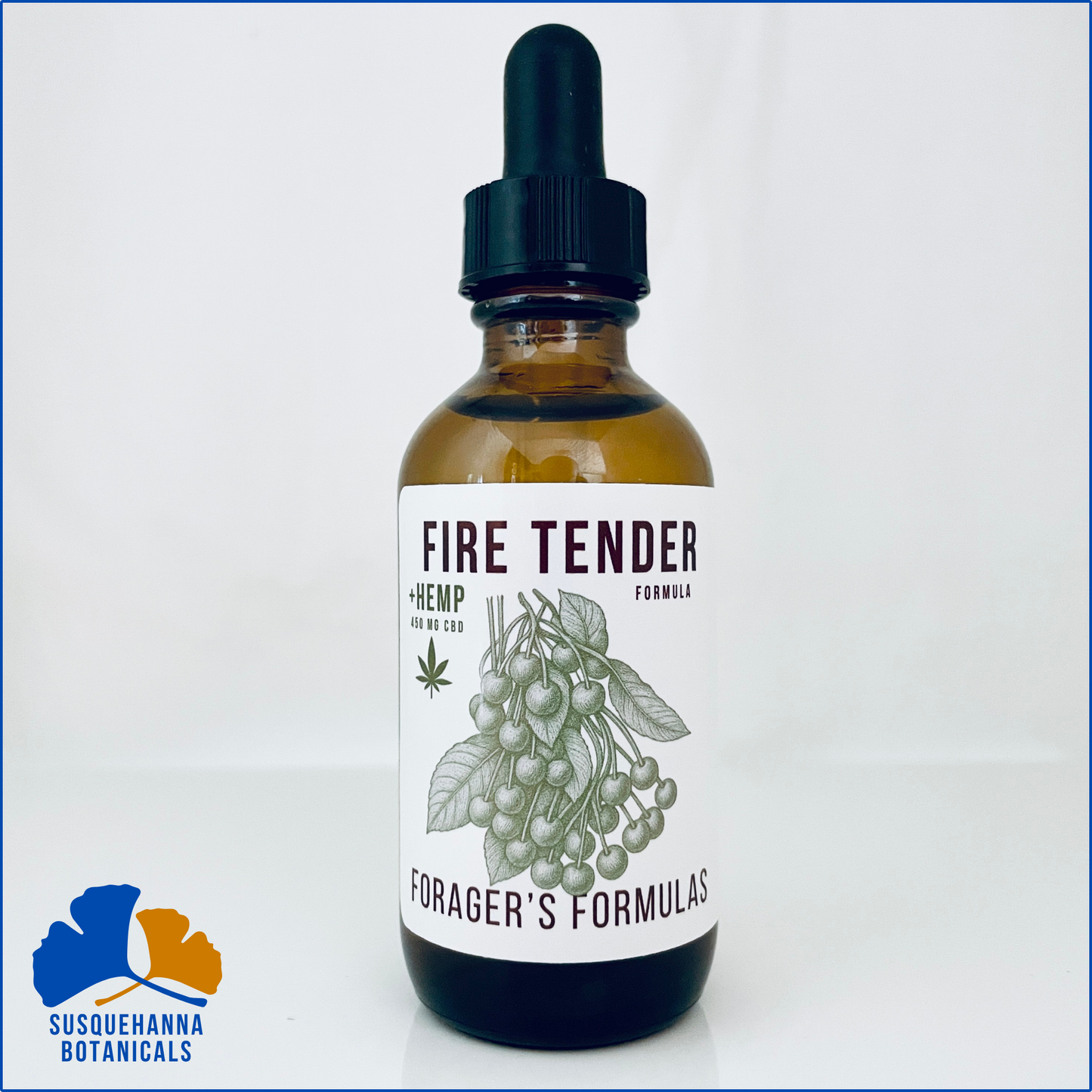 Fire Tender +Hemp | Forager's Formulas | CBD & Herbal Tincture Blend