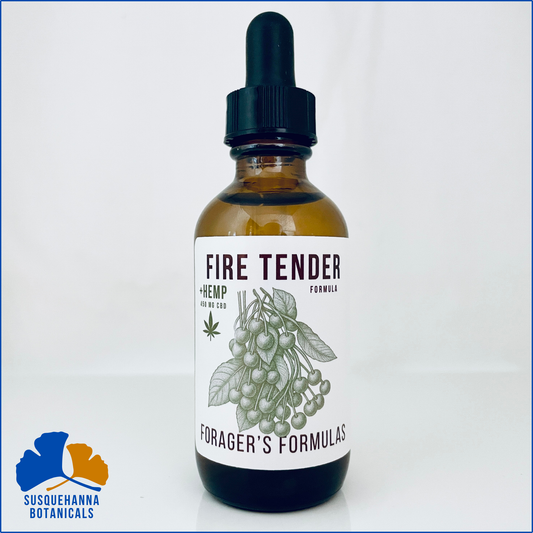 Fire Tender +Hemp | Forager's Formulas | CBD & Herbal Tincture Blend