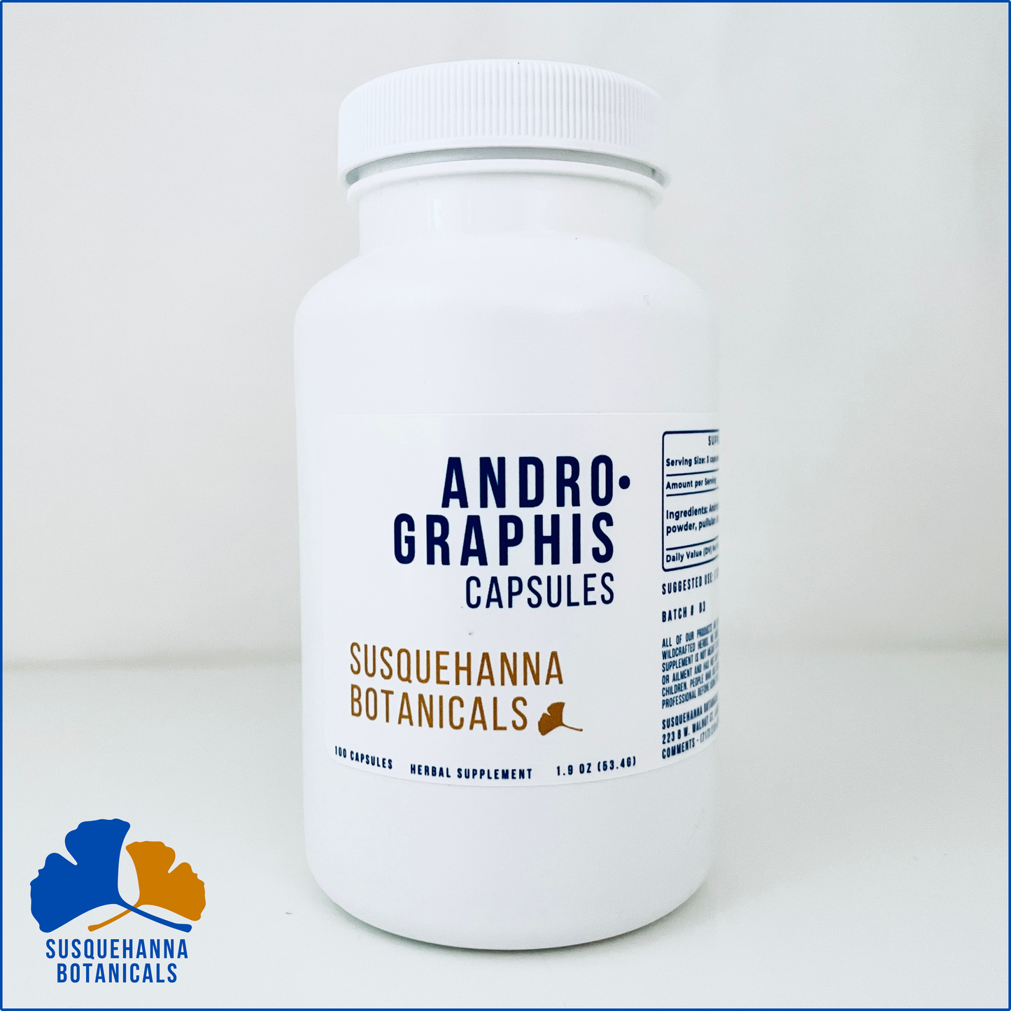 Andrographis Capsules | Hand Filled on GMP Equipment | Herbal Supplement | Kalmegh