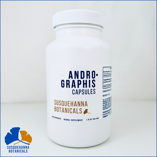 Andrographis Capsules | Hand Filled on GMP Equipment | Herbal Supplement | Kalmegh