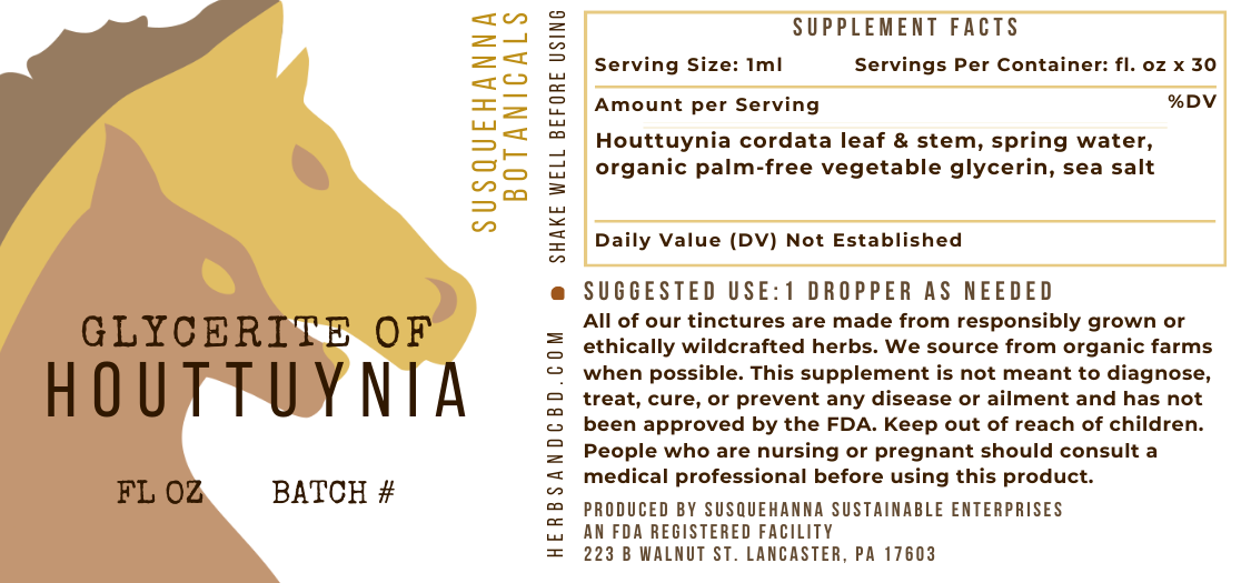 Houttuynia Glycerite