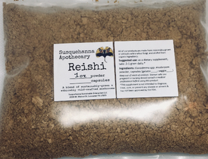 Reishi Mushroom: Raw, Dry